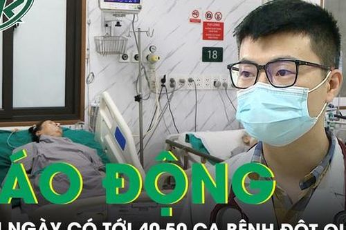 Báo động mỗi ngày có tới 40-50 ca nhập viện vì đột quy, bệnh có xu hướng ngày càng trẻ hóa