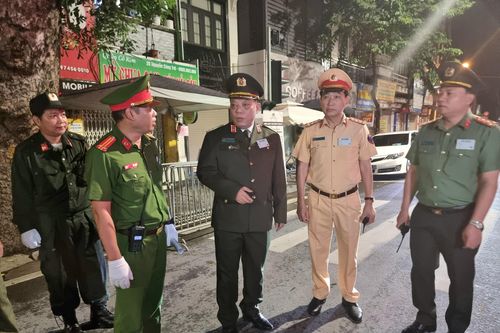 Giám đốc Công an Hà Nội kiểm tra công tác bảo đảm an ninh khu vực tổ chức lễ Quốc tang Tổng Bí thư Nguyễn Phú Trọng