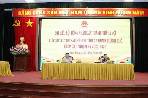 Vấn đề hạ tầng và giao đất dịch vụ được cử tri Hoài Đức quan tâm