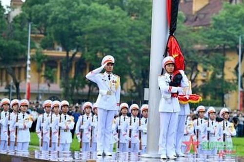 Lễ treo cờ rủ Quốc tang Tổng Bí thư Nguyễn Phú Trọng