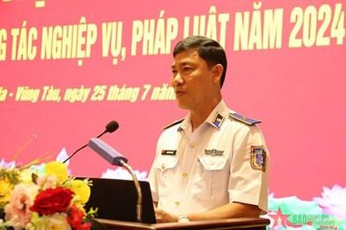 Bộ tư lệnh Cảnh sát biển tập huấn công tác nghiệp vụ, pháp luật năm 2024