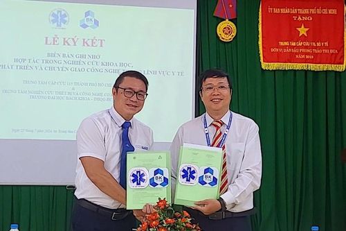 Ký kết hợp tác nâng cao chất lượng cấp cứu ngoại viện
