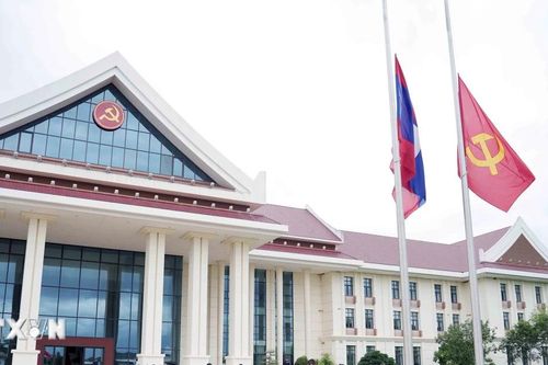 Lễ Quốc tang Tổng Bí thư Nguyễn Phú Trọng tại Lào