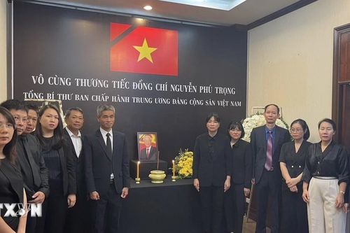 Kiều bào vùng Đông Bắc Thái Lan tưởng nhớ Tổng Bí thư Nguyễn Phú Trọng