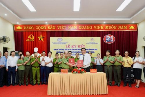 Điện Biên: Ký kết chương trình phối hợp đảm bảo an ninh, an toàn tài sản ngân hàng