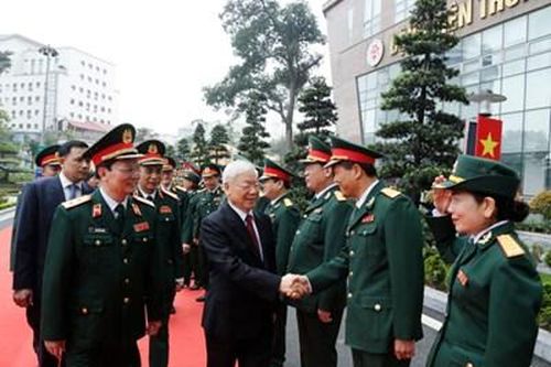 Bệnh viện Trung ương Quân đội 108: Phấn đấu xứng đáng với niềm tin yêu của Tổng Bí thư Nguyễn Phú Trọng