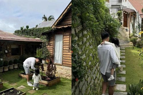 Khoảnh khắc bình yên của Lương Xuân Trường bên con gái