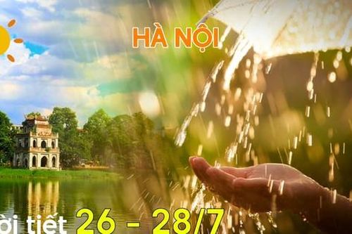 Cuối tháng 7 Hà Nội nắng diện rộng trước khi đón mưa kéo dài