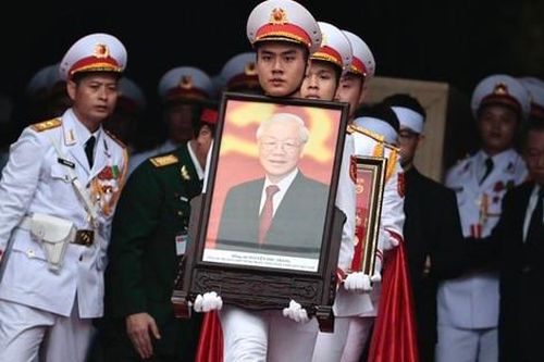 Lễ di quan linh cữu Tổng Bí thư Nguyễn Phú Trọng