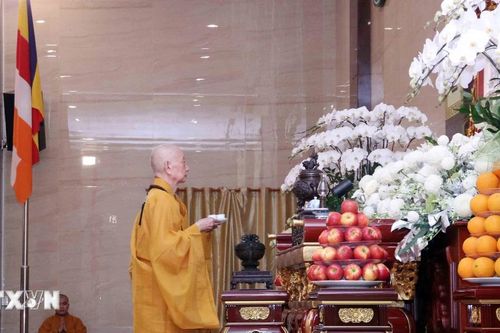 Giáo hội Phật giáo Việt Nam TP Hồ Chí Minh tổ chức lễ viếng Tổng Bí thư