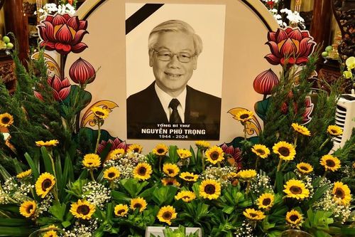 Lễ tưởng niệm Tổng Bí thư Nguyễn Phú Trọng tại chùa Đại Giác (Q.Phú Nhuận)