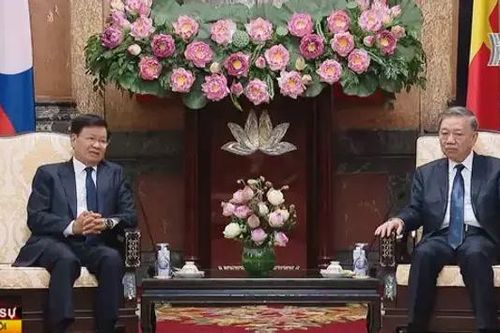 Chủ tịch nước tiếp Tổng Bí thư, Chủ tịch nước Lào
