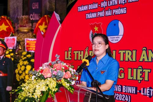 Tuổi trẻ Hải Phòng thắp nến tri ân anh hùng liệt sỹ