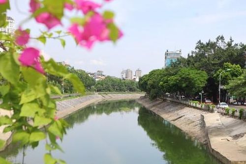 Nước chuyển màu xanh như nước Hồ Gươm, sông Tô Lịch bỗng 'nên thơ, trữ tình'