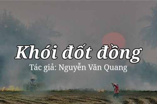 Tản văn hay: Khói đốt đồng