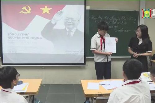 Những tiết học đặc biệt tưởng nhớ Tổng Bí thư Nguyễn Phú Trọng