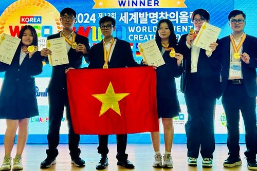 Đội 'Vỏ lạc' giành Huy chương Vàng tại Olympic Phát minh - sáng chế thế giới