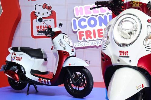 Cận cảnh Honda Scoopy Hello Kitty giá 40 triệu đồng 'đốn tim' phái đẹp
