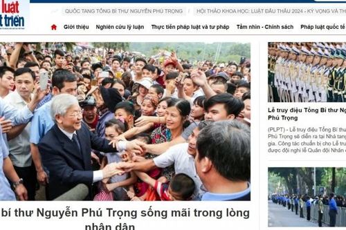 Tạp chí Pháp luật và Phát triển ra mắt giao diện mới, ứng dụng công nghệ AI hiện đại