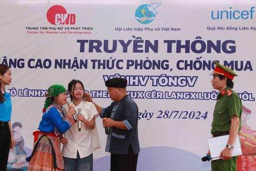 Chuỗi hoạt động truyền thông làm giảm nguy cơ, đẩy lùi tội phạm mua bán người
