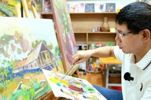 Hồn riêng Tây Nguyên trong tranh họa sĩ Ngô Sỹ