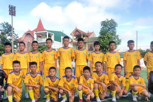 U11 Sông Lam Nghệ An thắng trận ra quân Giải Bóng đá nhi đồng toàn quốc 2024