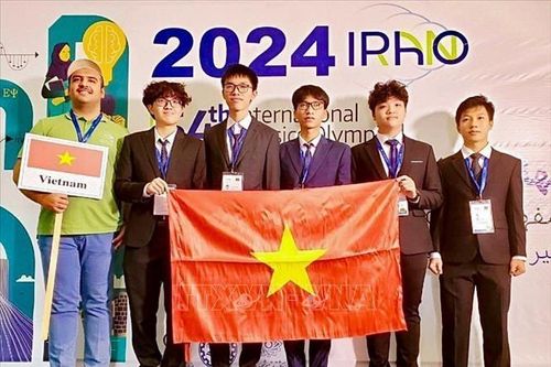 Việt Nam giành 2 Huy chương Vàng, 3 Huy chương Bạc tại Olympic Vật lý quốc tế 2024
