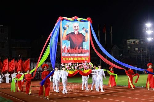 Lễ khai mạc Hội khỏe Phù Đổng toàn quốc lần thứ X quy mô lớn nhất từ trước đến nay
