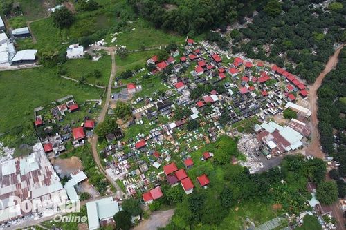 Vụ việc phân lô, xây dựng nhà mồ bán lấy tiền: Địa phương chưa nhận được phản ánh có trường hợp phân lô hay 'bảo kê'