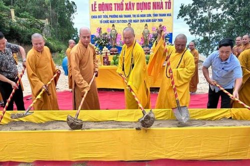 Thanh Hóa: Lễ động thổ xây dựng nhà Tổ chùa Đót Tiên
