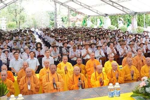 Kon Tum: Gần 1.500 trại sinh tham gia Trại họp bạn Gia đình Phật tử các tỉnh Tây Nguyên