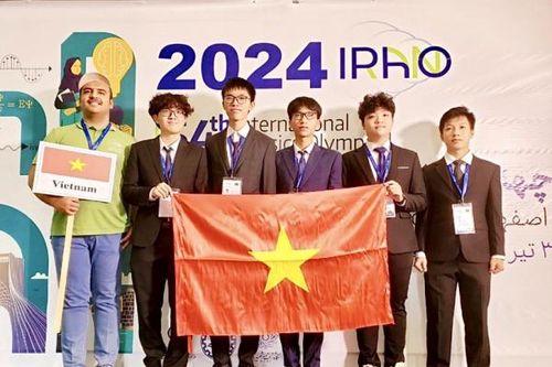 Việt Nam giành 5 Huy chương Vàng và Bạc tại Olympic Vật lý quốc tế