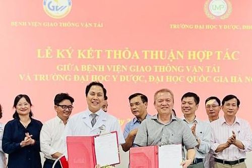 Bệnh viện Giao thông vận tải cùng Đại học Y dược - Đại học Quốc gia Hà Nội chung tay phát triển sự nghiệp y học