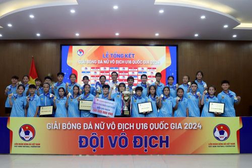 Hà Nội vô địch Giải bóng đá nữ U16 quốc gia