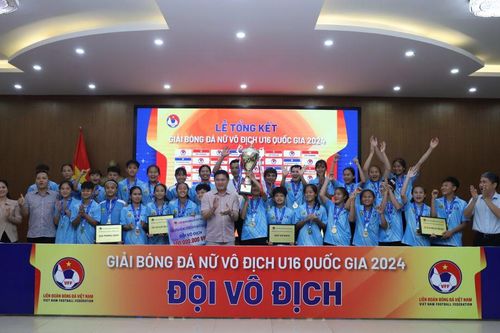 Hà Nội vô địch giải bóng đá nữ Vô địch U16 Quốc gia 2024