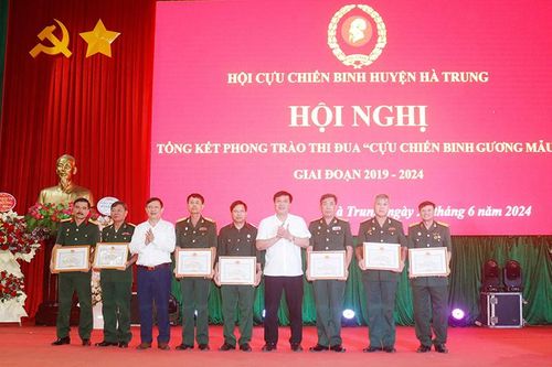 Hà Trung phát huy tính tiên phong, gương mẫu của cựu chiến binh trong phát triển kinh tế