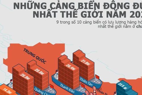 10 cảng biển có lưu lượng hàng hóa lớn nhất thế giới