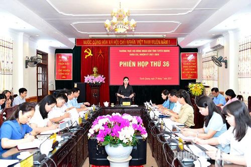 Phiên họp thứ 36 Thường trực HĐND tỉnh