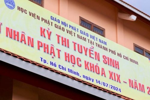 Kết quả kỳ thi tuyển sinh cử nhân Phật học khóa XIX (2024) Học viện Phật giáo VN tại TP.HCM
