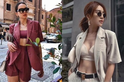 Cách mix blazer ngắn tay cho quý cô công sở trong mùa hè