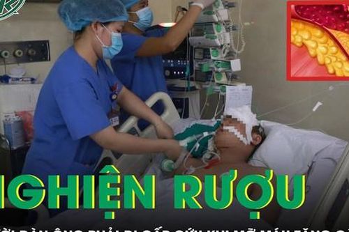 Người đàn ông phải đi cấp cứu khi mỡ máu tăng gần 50 lần do nghiện rượu