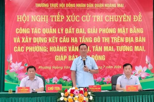 Đối thoại để nâng cao chất lượng sống của người dân Hoàng Mai