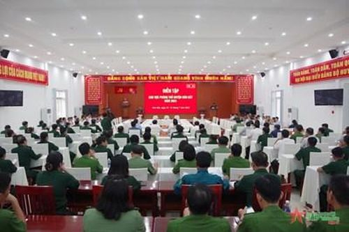 Kiên Giang: Khai mạc diễn tập khu vực phòng thủ huyện Hòn Đất