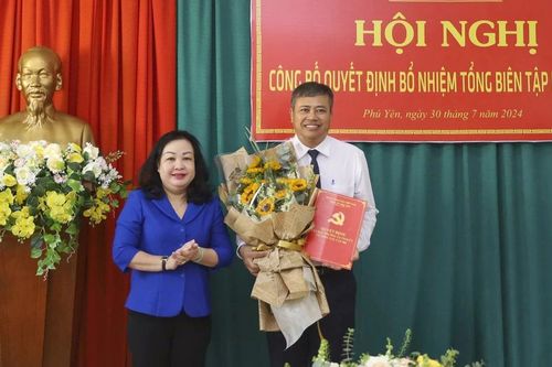 Nhà báo Nguyễn Khánh Minh giữ chức Tổng Biên tập Báo Phú Yên