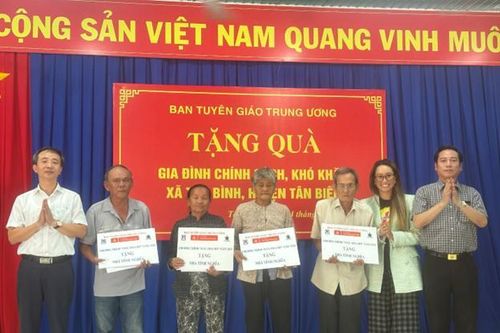 Hiện thực ước mơ về ngôi nhà mới khang trang cho các gia đình chính sách tại địa phương