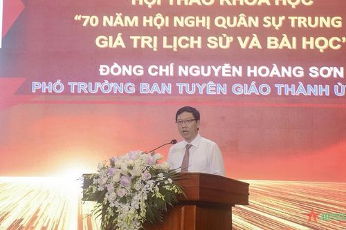 Hội thảo '70 năm Hội nghị quân sự Trung Giã - Giá trị lịch sử và bài học'