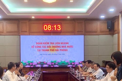 Kiểm tra liên ngành công tác bồi thường nhà nước tại thành phố Hải Phòng năm 2024