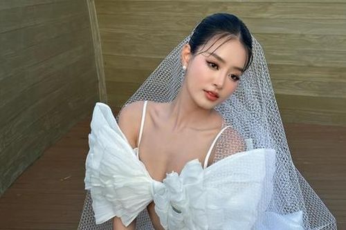 Đẹp khen - Xấu chê: Á hậu Khánh Linh đẹp tựa nàng dâu cổ tích