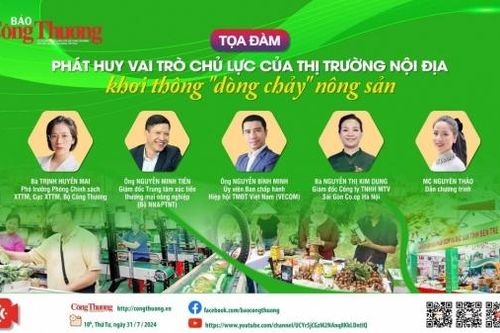 Sắp diễn ra Tọa đàm 'Phát huy vai trò chủ lực của thị trường nội địa, khơi thông dòng chảy nông sản'