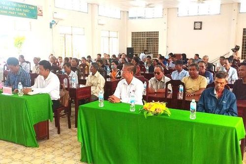 Đại biểu HĐND các cấp tỉnh An Giang tiếp xúc cử tri xã Lê Trì